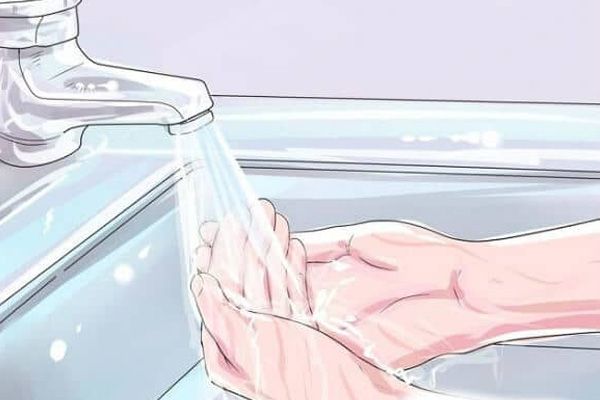 Rửa sạch sẽ tay và vệ sinh vùng kín bằng dung dịch và nước ấm
